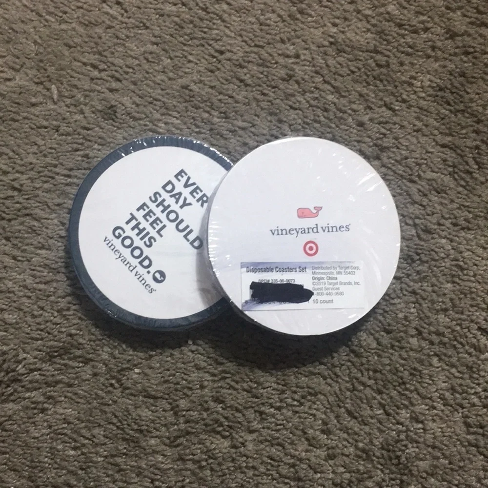 New Vineyard Vines for Target Disposable Coasters